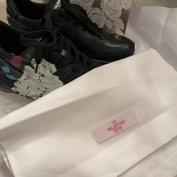 ‼️‼️‼️SOLD‼️‼️‼️valentino garavani undercover Jun takahashi women sneaker black - Picture 6 of 10